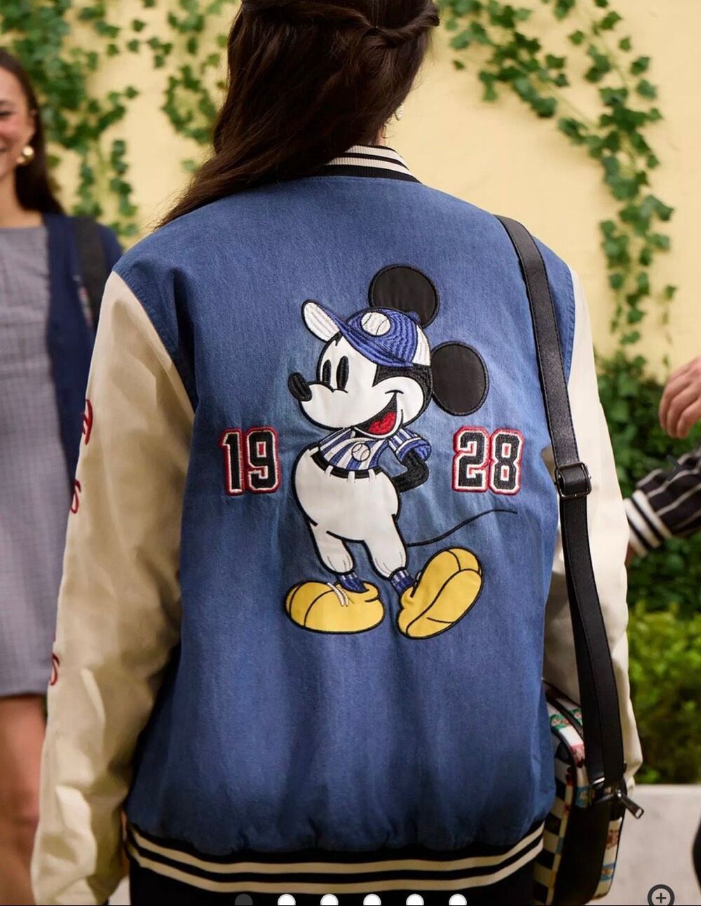 Box Lunch Disney adult unisex L varsity bomber cotton jacket 90s style thick hea